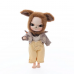 Adorable 10 Inch Porcelain Dress-up Baby Brown rabbit Dolls (BJD)